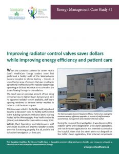 Improving radiator control valves saves dollars while improving energy efficiency and patient care.